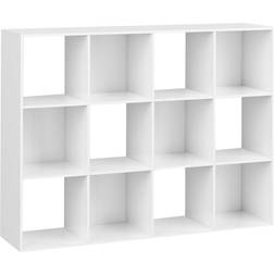 Room Essentials 12 Cube Organizer White Book Shelf 35.9"