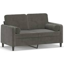 vidaXL Sectional Couch Dark Gray Sofa 137.9cm Zweisitzer