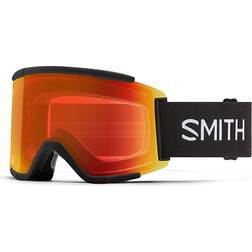 Smith Optics Squad Snow Winter Goggles - Black Chromapop Everyday Red Mirror