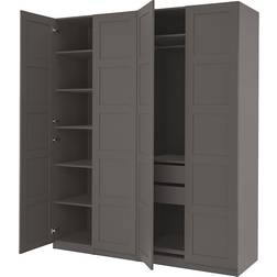 IKEA Pax Bergsbo Dark Grey Garderob 200x236.4cm