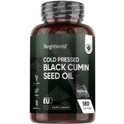 WeightWorld Svartkumminfröolja softgels 1000 mg per kapsel 6 180 st