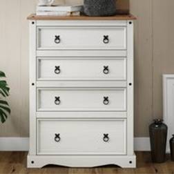 Mercers Furniture Corona White Compact Chest of Drawer