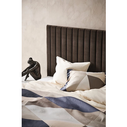 Derby Headboard Dark Brown Grey Sänggavel 160cm