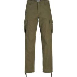 Jack & Jones JPSTKANE JJBARKLEY cargobukser, Olive night