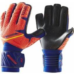 KIPSTA Kids' Gloves F500 Viralto Shielder Orange Blue