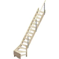 Dolle Raumspartreppe Brest Eiche 1/4gewendelt unten rechts 0781602893