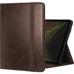 Torro iPad Pro 13" Leather Case 2024 Dark Brown