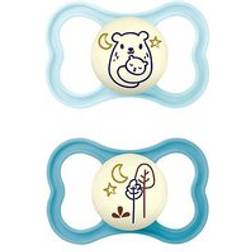 Mam Air Night 6 M Soother Blue
