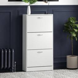 Wayfair Basics 3 Drawer Flip Down Standing Cabinet Hallway Shoe Rack 60x118cm