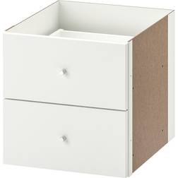 IKEA KALLAX High-Gloss White Chest of Drawer 33x33cm