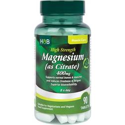 Holland & Barrett Högstyrkt Magnesiumcitrat 400 mg 90 Tablets 90 st