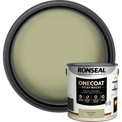 Ronseal One Coat Everywhere Multi Surface Matt Willow Wood Paint Green 2.5L