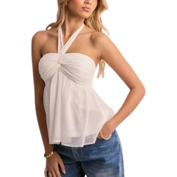 Nelly Dreamy Chiffon Top - White