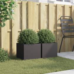 Latitude Run Planters 2 Pcs Black