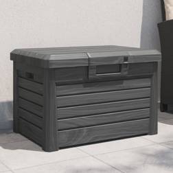 vidaXL Outdoor Cushion Box 73x50.5x46.5 cm Anthracite