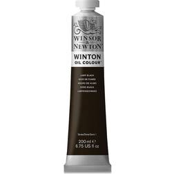 Winsor & Newton Winton Oil Colour Lamp Black 200ml