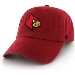 '47 NCAA Louisville Cardinals Brand Clean Up Adjustable Hat, Red, One