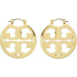 Tory Burch Miller Hoop Earrings - Gold