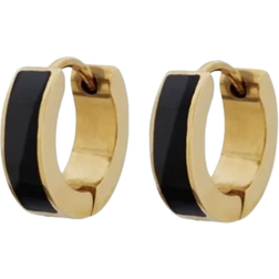 Edblad Fave Hoops - Gold/Black
