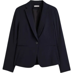 H&M Fitted Jacket - Navy Blue