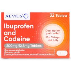 Almus Ibuprofen & Codeine 200mg/12.8mg 32pcs Compressa