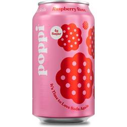 Poppi Raspberry Rose 35.5cl 12pack