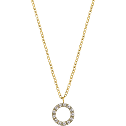 Edblad Mini Glow Necklace - Gold/Transparent