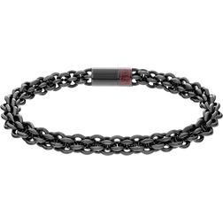 Tommy Hilfiger Interlinked Chain Bracelet - Black