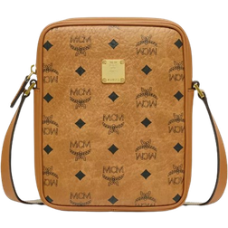 MCM Klassik Crossbody In Visetos Mini - Cognac