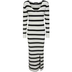 Pieces Anika Knitted Dress - Cloud Dancer