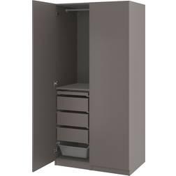 IKEA Pax/Forsand Dark Grey Garderob 100x201.2cm