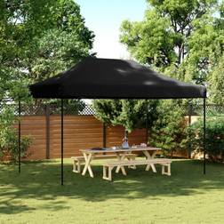 vidaXL Foldbart Pop Up-Festtelt 440x292x315 cm Sort