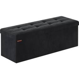 Songmics Foldable Ottoman Storage Bench
