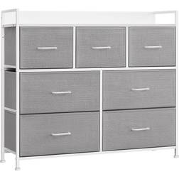 Songmics UKLTS523L10 Dove Grey/Cloud White Byrå 98x85.1cm