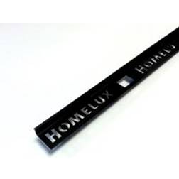 Homelux 8mm Boutique Tile Trim Brushed Black 2.44m