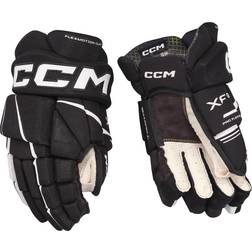 CCM Hockeyhandskar Tacks XF Jr Black/White