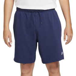 NIKE Men's Club Knit Shorts - Midnight Navy/White