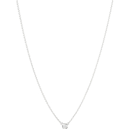 Georg Jensen Signature Pendant - White Gold/Diamond