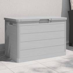 vidaXL Dynbox grå polypropen