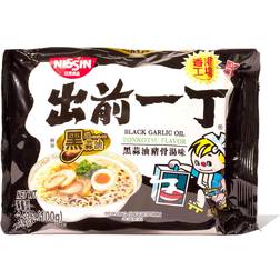 Nissin Snabbnudlar Ramen Med Svart Vitlök Olja Tonkotsu Smak 100g