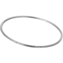 Hot Diamonds Woven Bangle - Silver/Diamond