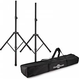 Gear4music Speaker Stands With Carry Bag