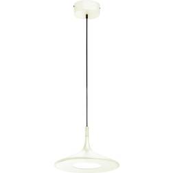 Schöner Wohnen Single LED Sand White Matt Lampada a Sospensione 45cm