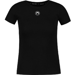 Marine Serre Rib T-shirt - Black