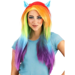 FUN.COM Rainbow My Little Pony Dash Wig