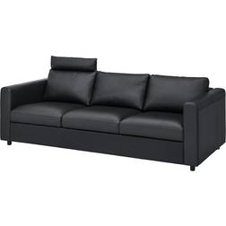 Ikea Vimle Bomstad Black Sofa 241cm 3-Sitzer