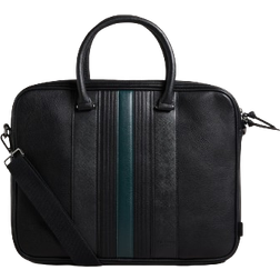 Ted Baker Nevver Striped Document Bag - Black