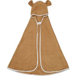 Fabelab Hooded Baby Towel Bear Ochre