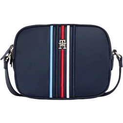 Tommy Hilfiger Small Multicolour Stripe Crossover Bag - Space Blue