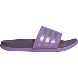 adidas Kid's Adilette Comfort Slides - Violet Fusion/Matte Silver/Shadow Violet